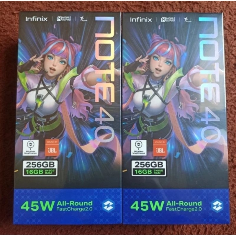 Infinix Note 40 Ram8/256Gb Original & Bergaransi Resmi Infinix