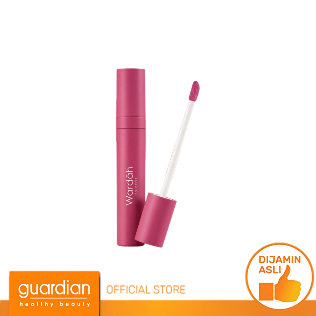 WARDAH Colorfit Velvet Matte Lip Mousse 4g Lip Cream - 06 Fuchsia Lover