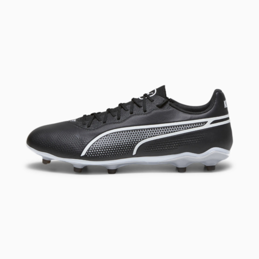 SEPATU BOLA PUMA KING PRO FG/AG Black-White 107566 01