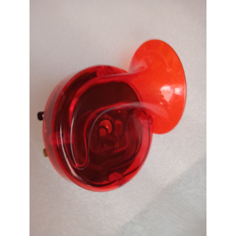 Klakson Keong Double Disc Transparan Motor Mobil 12 volt