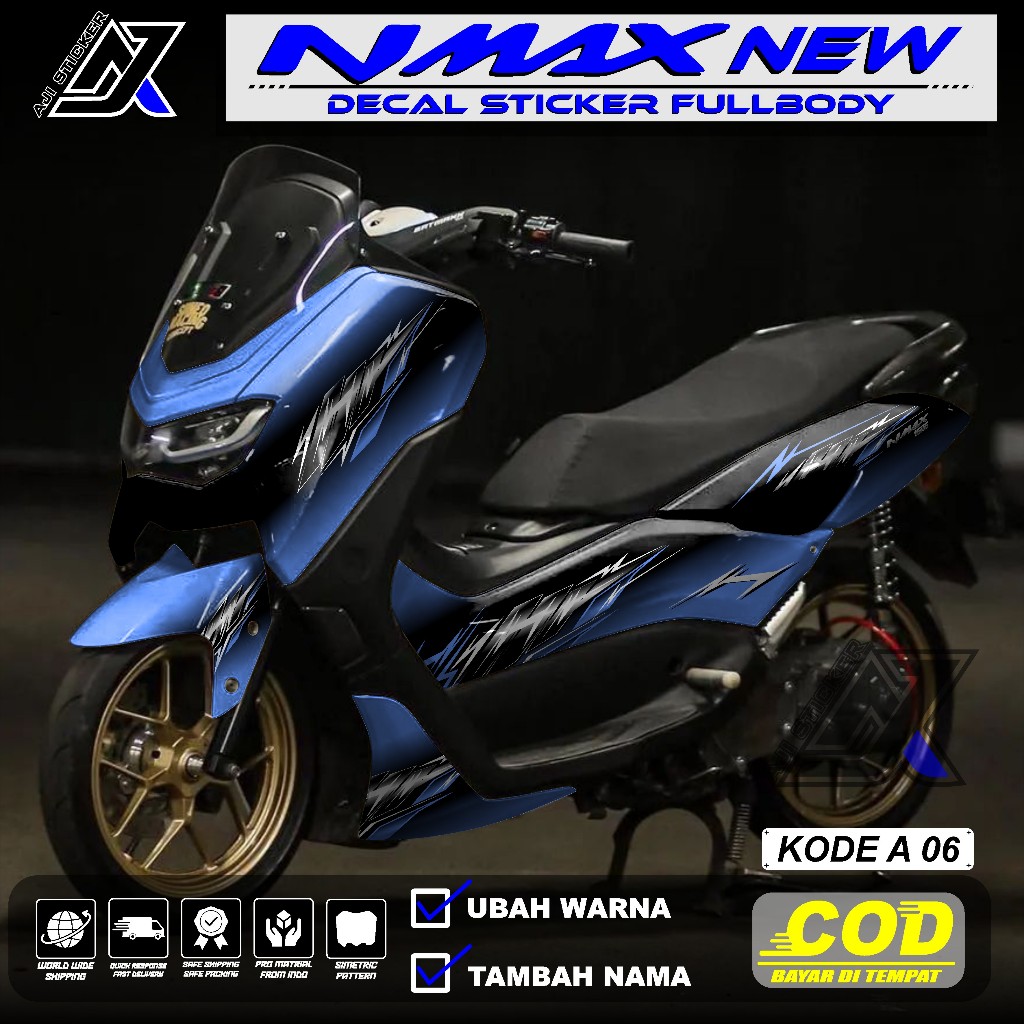 Decal NMAX NEW Full Body 2023 - Stiker Nmax New Full Body Sticker Nmax New Full Body 2020 2021 2022 