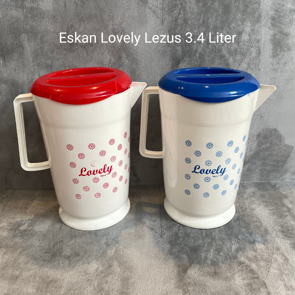 ESKAN JUMBO LOVELY LEZUS 3.4 LITER Teko Air | Eskan Jumbo Water Jug Pitcher Plastik