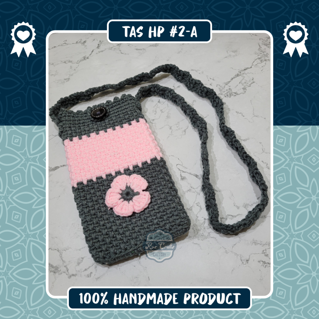 Tas Rajut / Tas HP / Tas HP Rajut / Tas Rajut Selempang / Tas Rajut Cewek