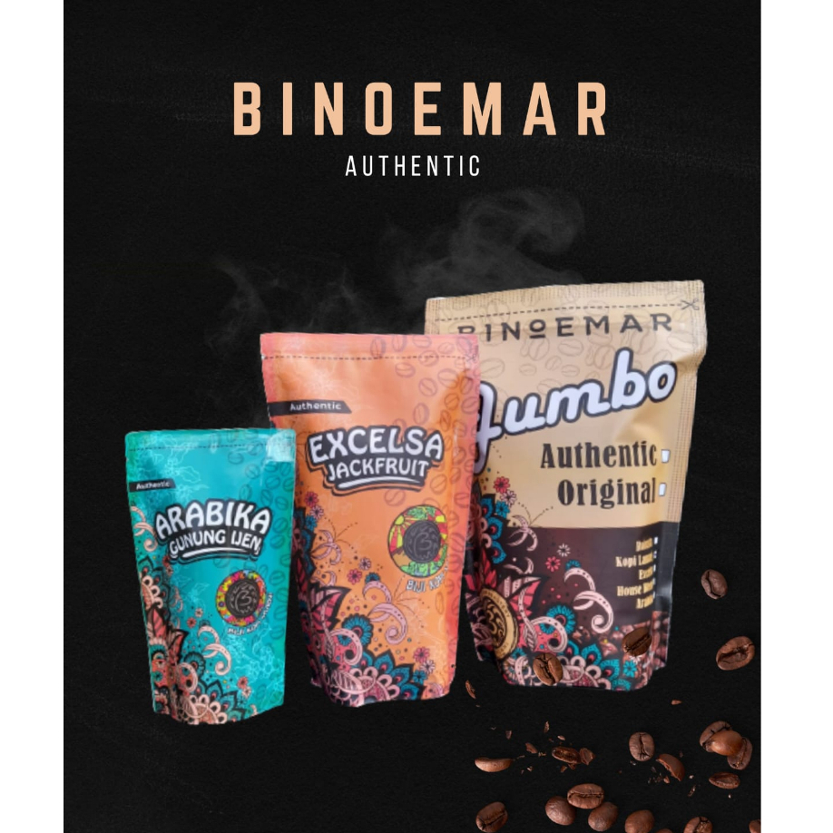 

AUTHENTIC Biji Kopi Murni BINOEMAR [ Robusta, Arabika, Excelsa, Kopi Lanang, House Blend I Coffee, Profile, Light, Medium, Dark, Roasted, Powder, Ground ]