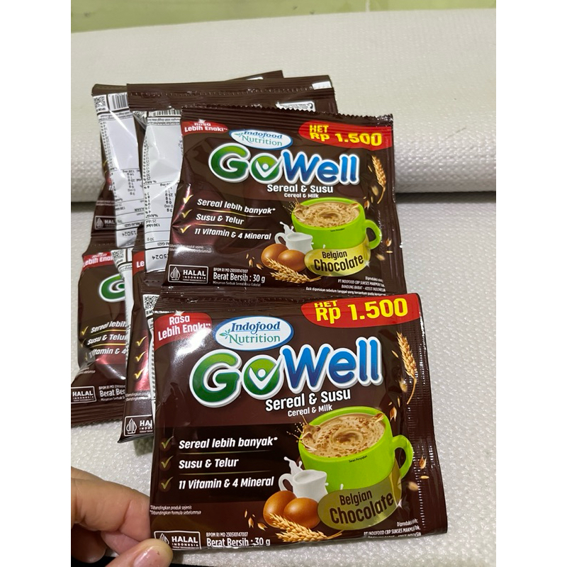 

Go Well Sereal & Susu Perpak 30gr x 10 Bungkus