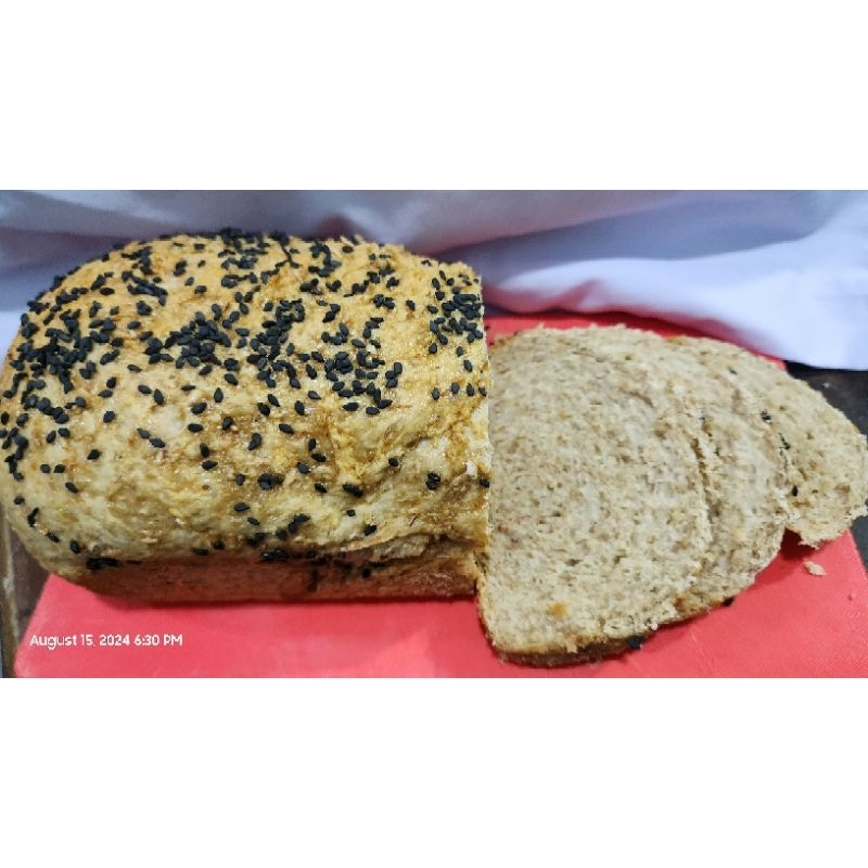 

Black Sesame Whole Wheat Bread