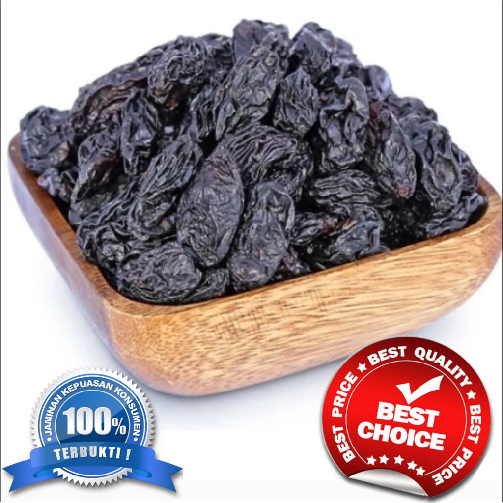 

kismis hitam black Raisin anggur kering asam manis segar premium sehat berkhasiat