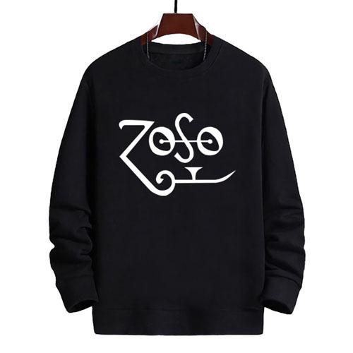 Sweater Zoso Jimmy Page Crewneck Bahan Cotton Fleece | Size M L XL XXL | READY STOCK LANGSUNG ORDER 