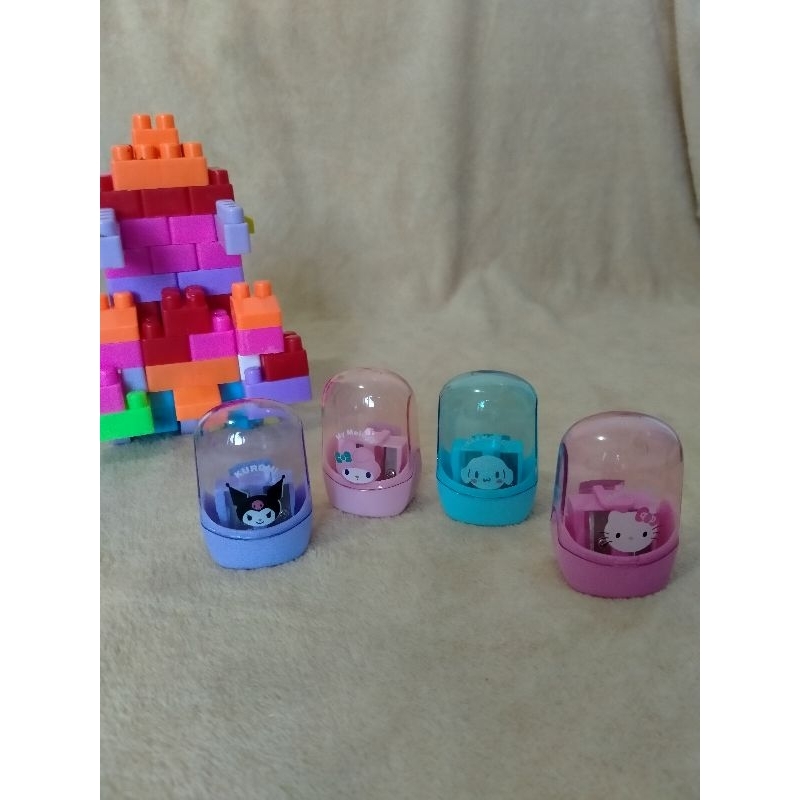 

Rautan/serutan pensil motif sandrio/2 mata pisau