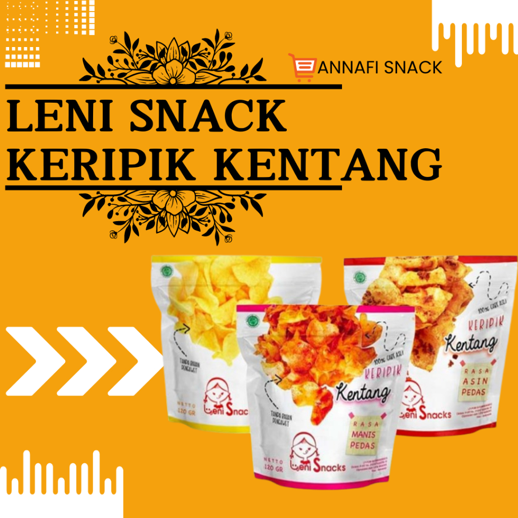 

LENI SNACK KERIPIK KENTANG 120 GRAM