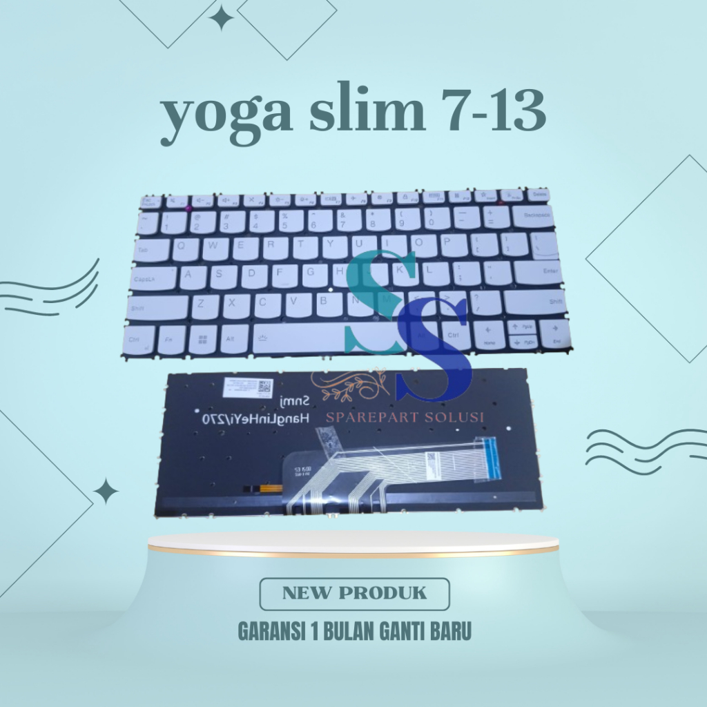 keyboard lenovo yoga slim 7 carbon 13itl5 yoga slim 7 carbon 13are05 putih