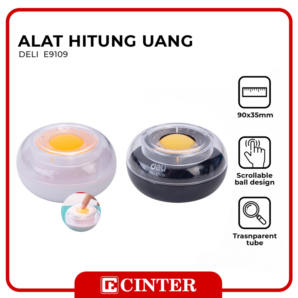 

DELI - SPON HITUNG UANG / FINGERTIP ROLLER E9109