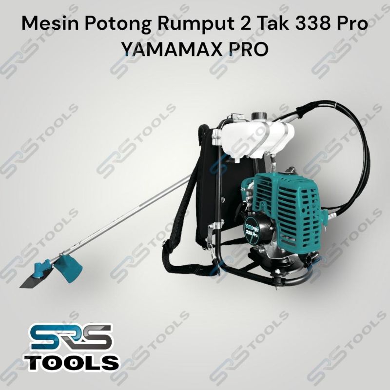 YAMAMAX PRO 338 Mesin Potong Rumput Gendong 2 Tak 338Pro Bensin Campur