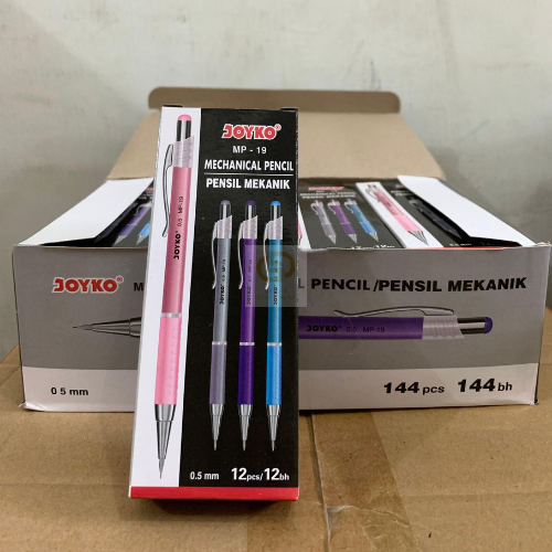 

Mechanical Pencil Pensil Mekanik Joyko MP-19 0.5 mm (1 Kotak isi 12 Pcs)