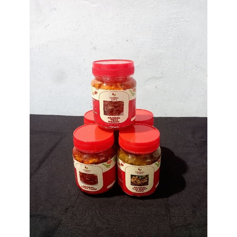 

Paket Happy/3botol Sambal.Lin's Baby Cumi