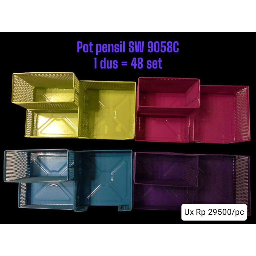 

TEMPAT PENSIL / PENCIL CUP / POT PENSIL SUNWELL SW9058C (PER PCS)