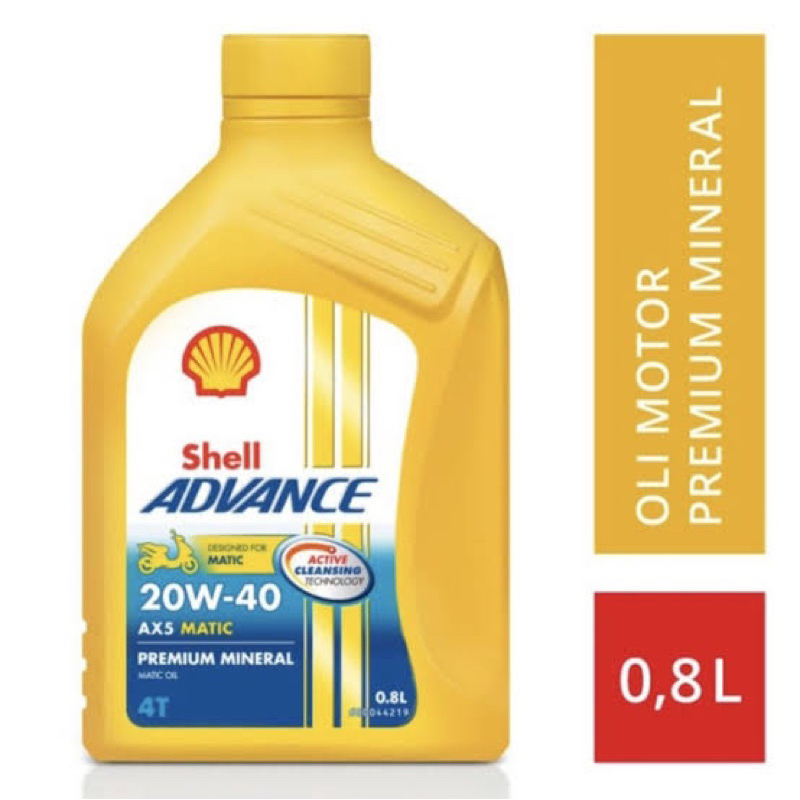 OLI SHELL AX5 ORIGINAL SHELL AX5 MATIC 0,8L SHELL AX5 4T 1L