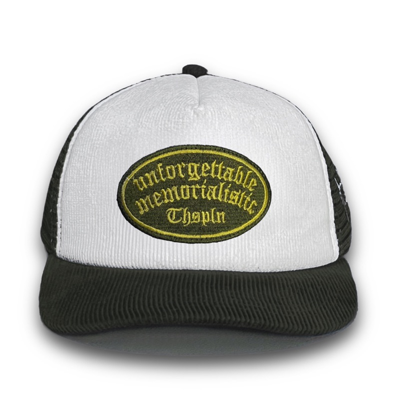 Topi Corduroy Jaring Trucker Broken White Army Unforget Thisplan