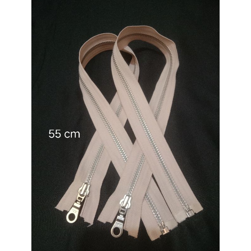 Resleting jaket besi ykk no 5 ukuran 55 cm