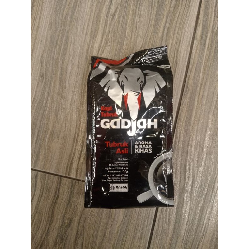 

Kopi Bubuk Tubruk Asli Gadjah 138g