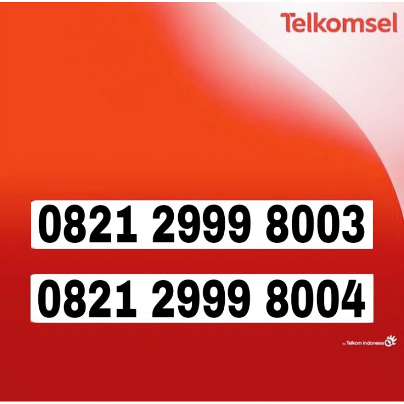 Nomor Cantik Simpati seri 999 kartu simpati Telkomsel nomer cantik
