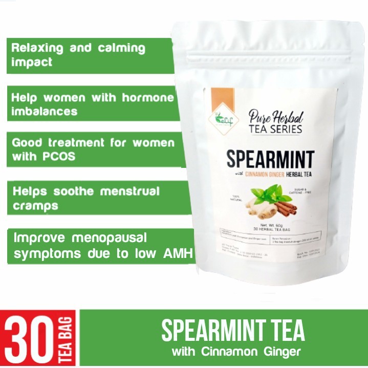 

Spearmint Cinnamon Ginger Tea : Spearmint Kayu Manis Jahe (30 Tea Bag)