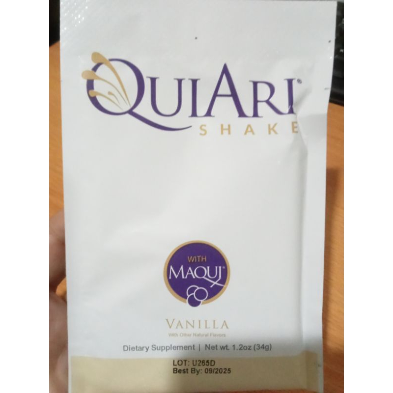 

Quiari shake saset rasa vanila-Dietary supplement (34g)/saset