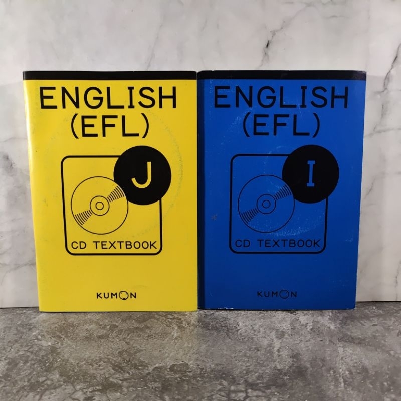 Buku English (EFL) level I, J, L, CD Textbook, Kumon