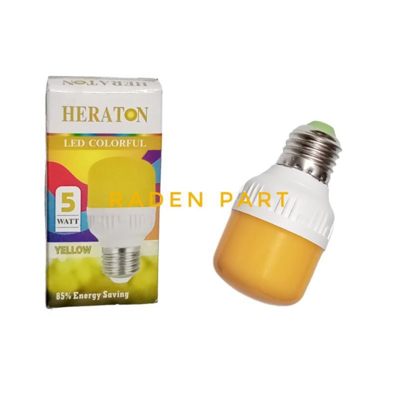 LAMPU LED WARNA KUNING 5WATT