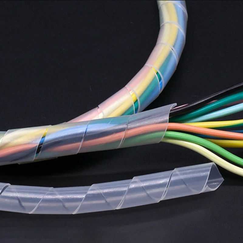 Spiral Kabel Listrik Spiral Pembungkus Pelindung Kabel Listrik/Selang Pelindung Kabel Listrik Warna