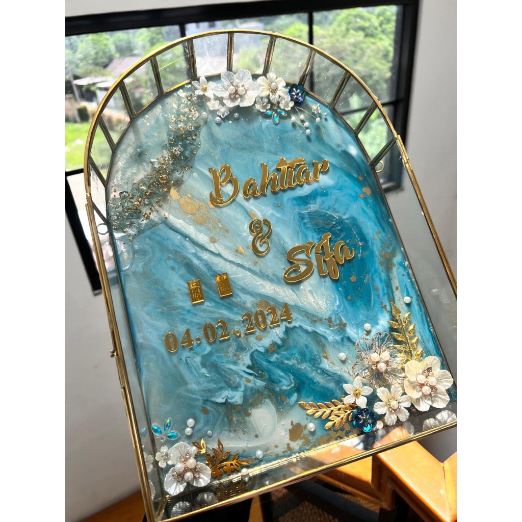 Mahar Resin / Frame Mahar Resin / Mahar Pernikahan / Mahar Resin Murah
