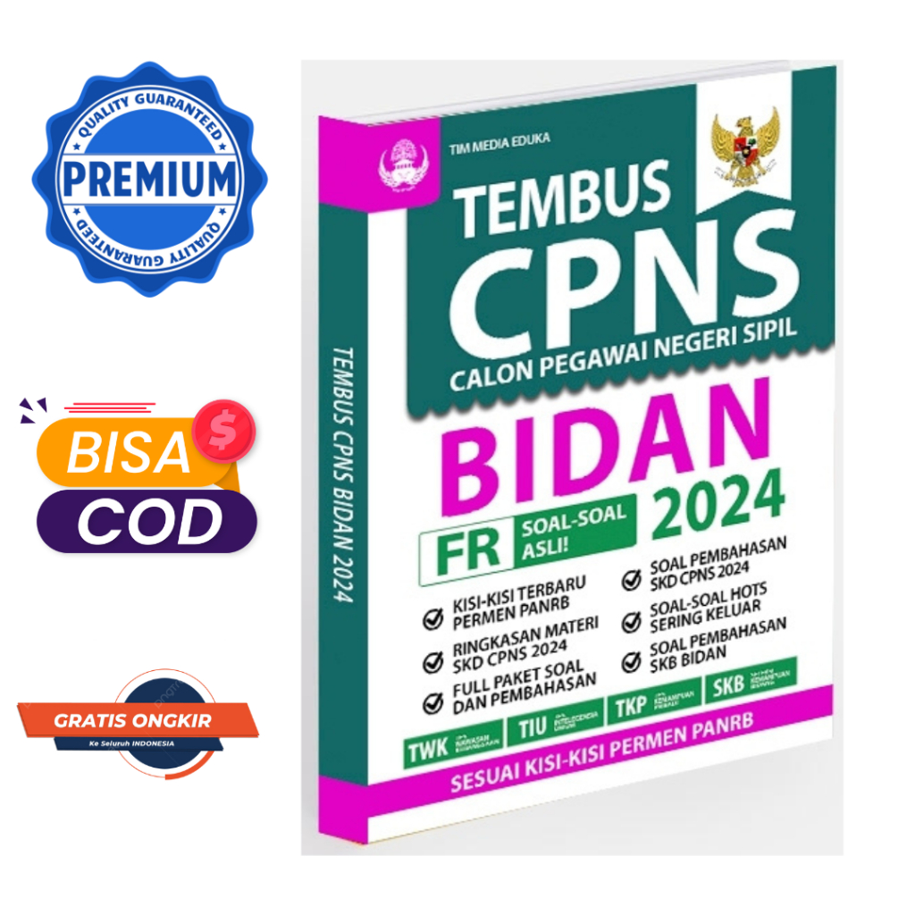 BUKU TEMBUS CPNS BIDAN 2024 - TWK-TIU-TKP-SKB