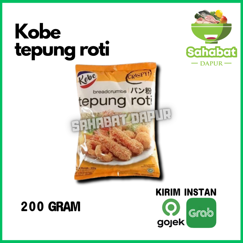 

Kobe Tepung Roti 200gr - Sahabatdapur