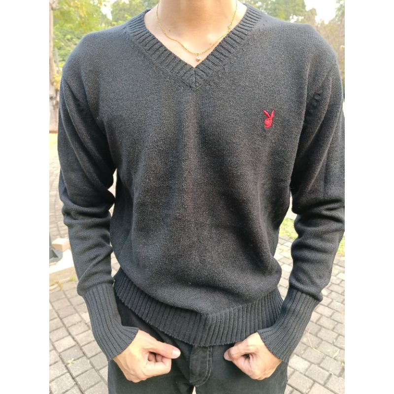 Sweater Rajut Playboy