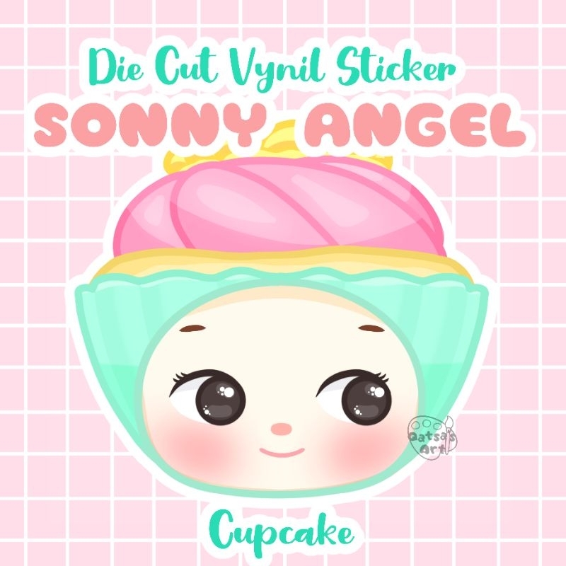 

|| Die Cut Vynil Sticker || SONNY ANGEL || Cupcake from Sweet Series ||