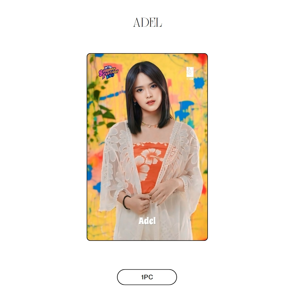 PHOTOCARD JKT48 SUMMER FESTIVAL 1SISI (HARGA 1 PCS + LAMINASI 2 SISI) WOTA JPOP CARDS IDOL UNOFFICIA