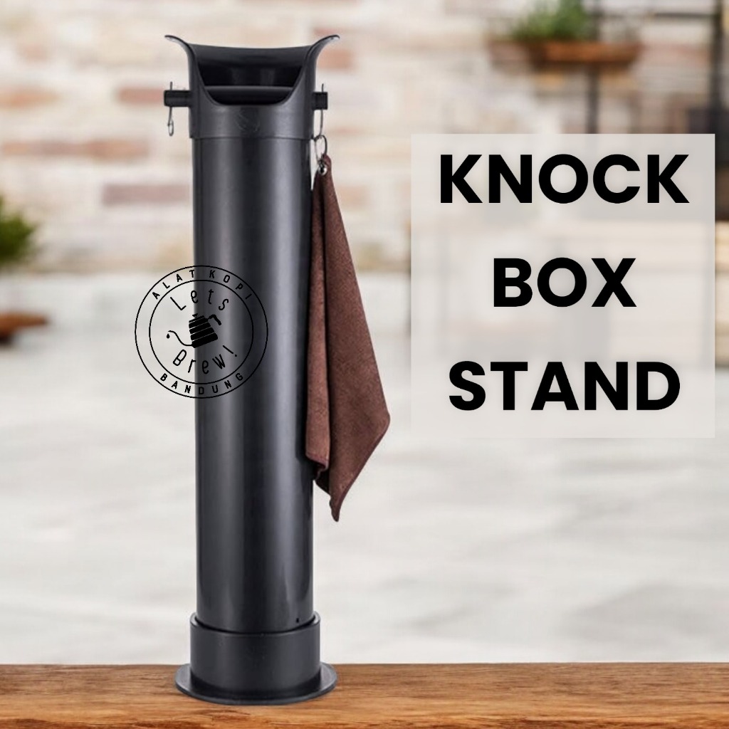 Knock Box Stand / Wadah Ampas Kopi Tinggi / Knock Box Tall Standing