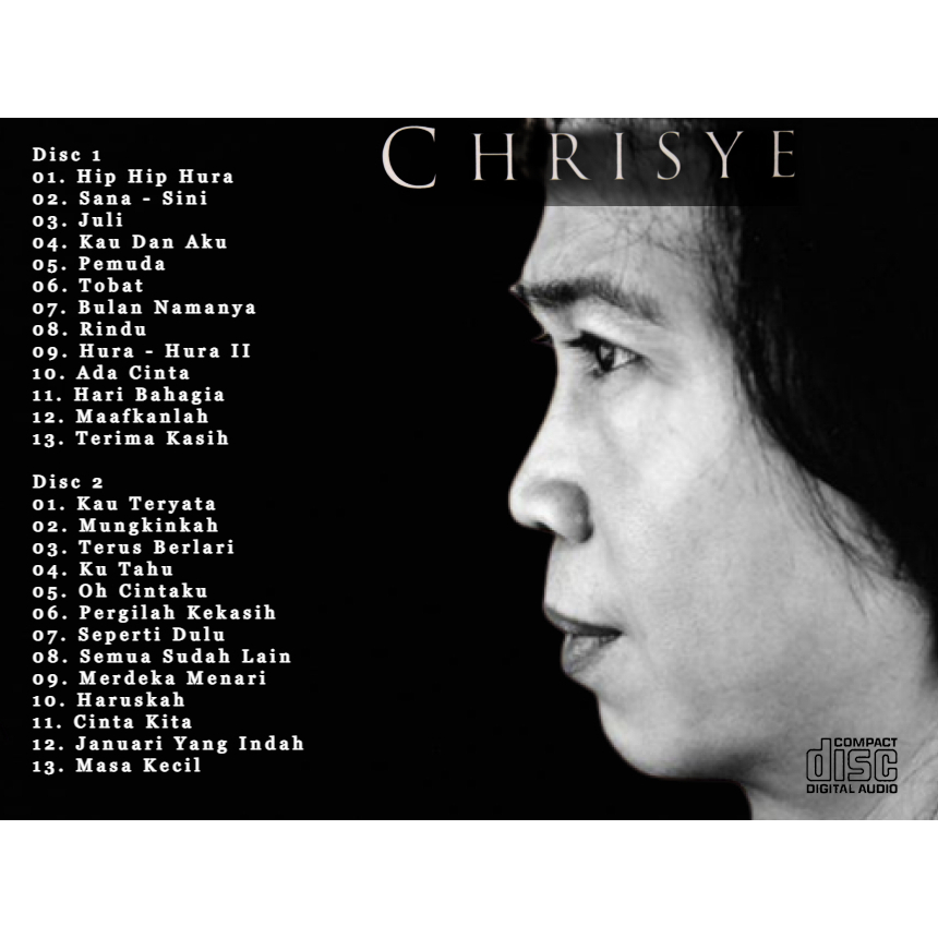 Kaset Cd Audio (2 Disc) Greatest In Momoriam Chrisye - Hip Hip Hura Vol 4