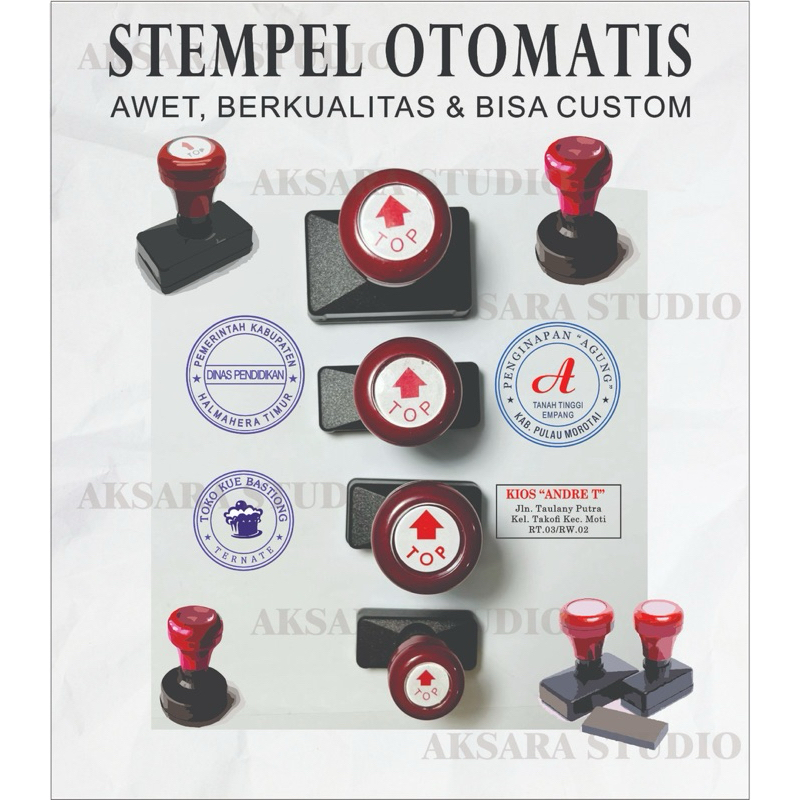 

Stempel Otomatis, Stempel Flash, Stempel Custom, Stempel Toko, Stempel Logo, Stempel Perusahaan, Stempel Toko, Stempel Administrasi, Stempel Sekolah, Stempel Dinas, Stempel Tanda tangan, Stempel Ternate.