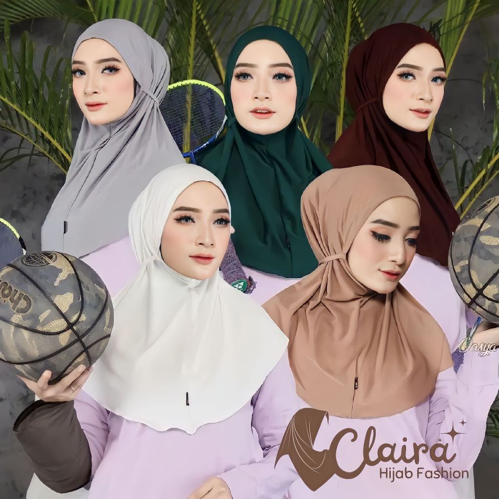 KERUDUNG INSTAN SPORT TALI-DASYA SCRAF |Hijab Instan Daily| Hijab Sport & Sekolah.