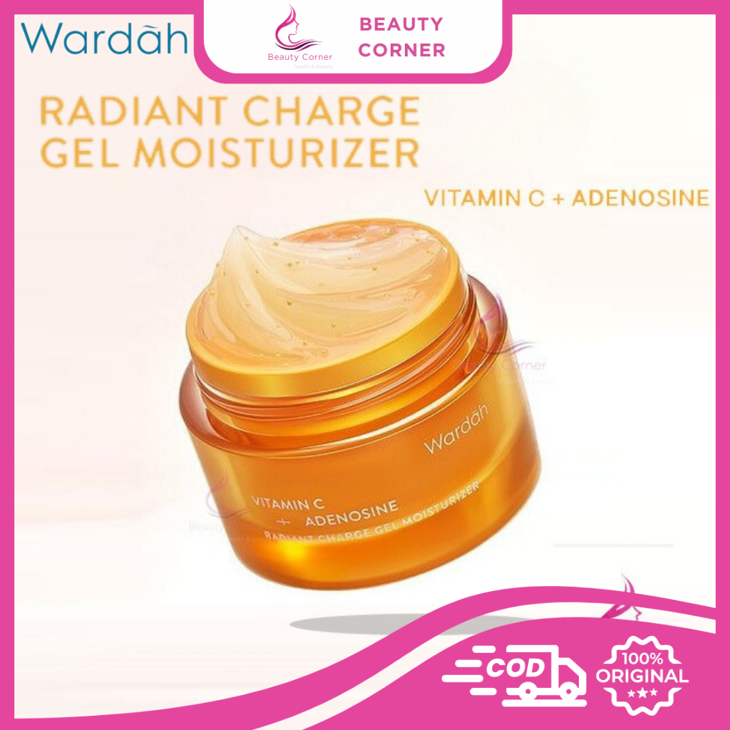 Wardah Vitamin C + Adenosine Radiant Charge Gel Moisturizer - 30gr