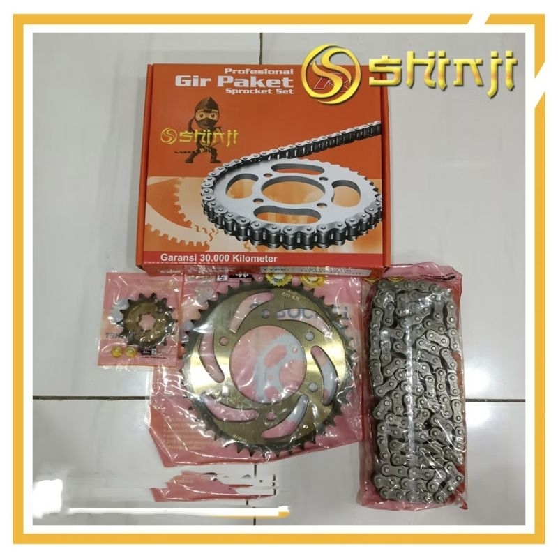 GIR SET GEAR PAKET VIXION OLD, VIXION NEW, VIXION R 2021 SHINJI