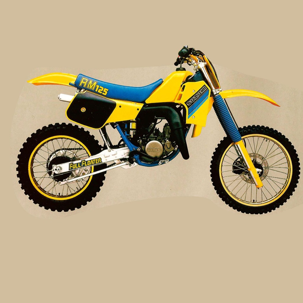 Stiker Decal Suzuki RM125 RM 125 1985 Hatesix