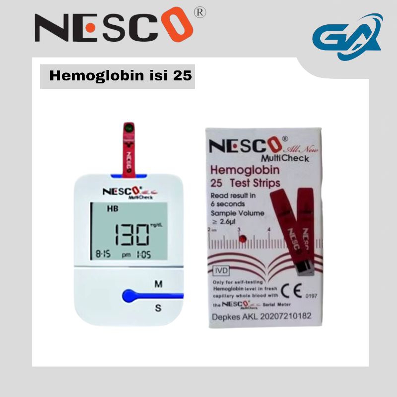 Strip Nesco Hemoglobin  Isi Ulang Nesco Hemoglobin  Refill Nesco HB