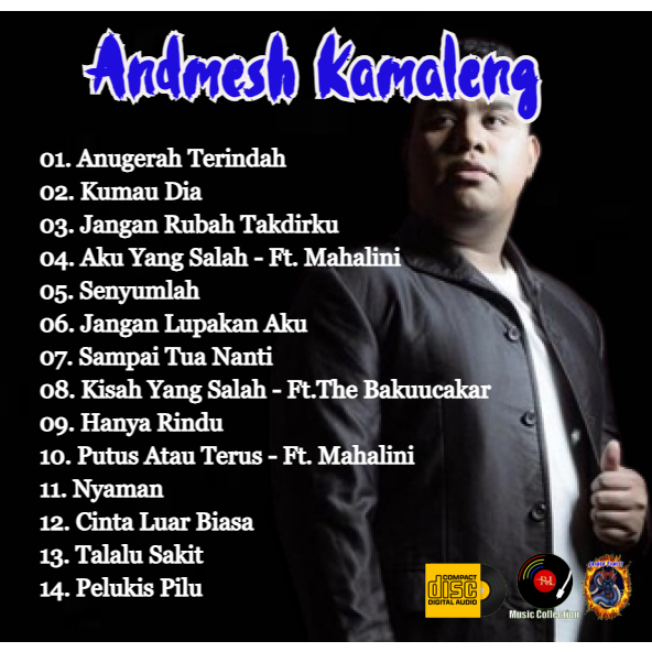 Kaset Cd Audio - Hits Pilihan Terbaik - Andmesh Kamaleng VOL 02