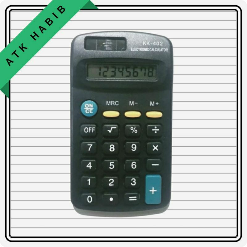 

Calculator KK-402/ Kalkulator 8 Digit Saku Mini//Kalkulator