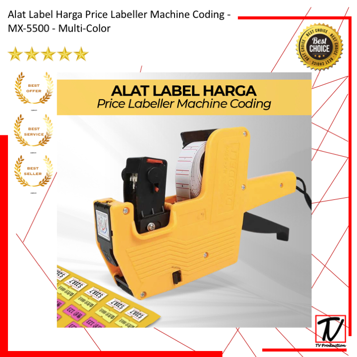 

Alat Label Harga Price Labeller Machine Coding - MX-5500 - Multi-Color