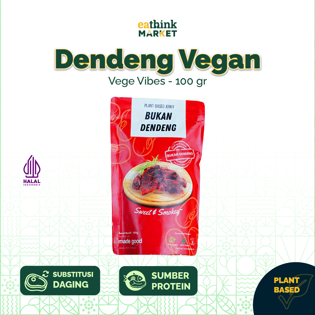 

Dendeng Daging Nabati Vegan - Vege Vibes 100 g
