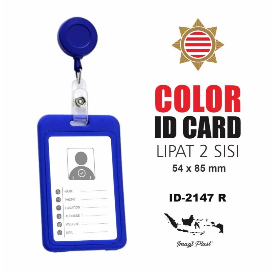 

PAKET ID CARD HORDER LIPAT 2 SISI + YOYO