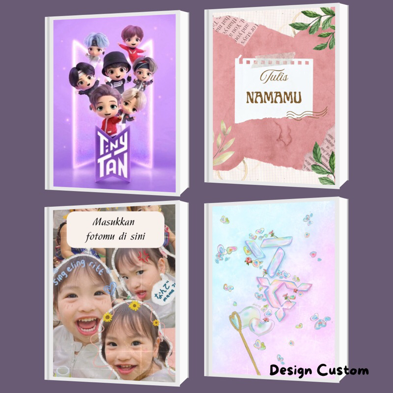 

(KHUSUS CUSTOM) BUKU NOTEBOOK SKETCHBOOK JILID SPIRAL CATATAN DIARY AESTHETI